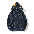 thumbnail image 1 of QJUHUNG BAPE Shark Cotton Hoodie Street  Camouflage Double Hooded Jacket CAMO Black, 1 of 6