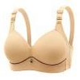 thumbnail image 5 of TIMIFIS Bras for Women Full Coverages Fashion Solid Color Gathered Together Large Size Daily Bra Underwear No Rims, 5 of 5
