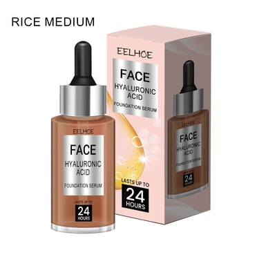 Heliisoer Make-up Essence Liquid,Hyaluronic Sour Serum, Concealer And Nourishing Skin,30ml