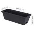 thumbnail image 1 of LSLJS Plastic Vegetable Flower Planters Boxes Vegetable Planting Pots Flower Pots Balcony Vegetable Planting Trough for Indoor Outdoor Garden, Patio, Home Decor, 1 of 2