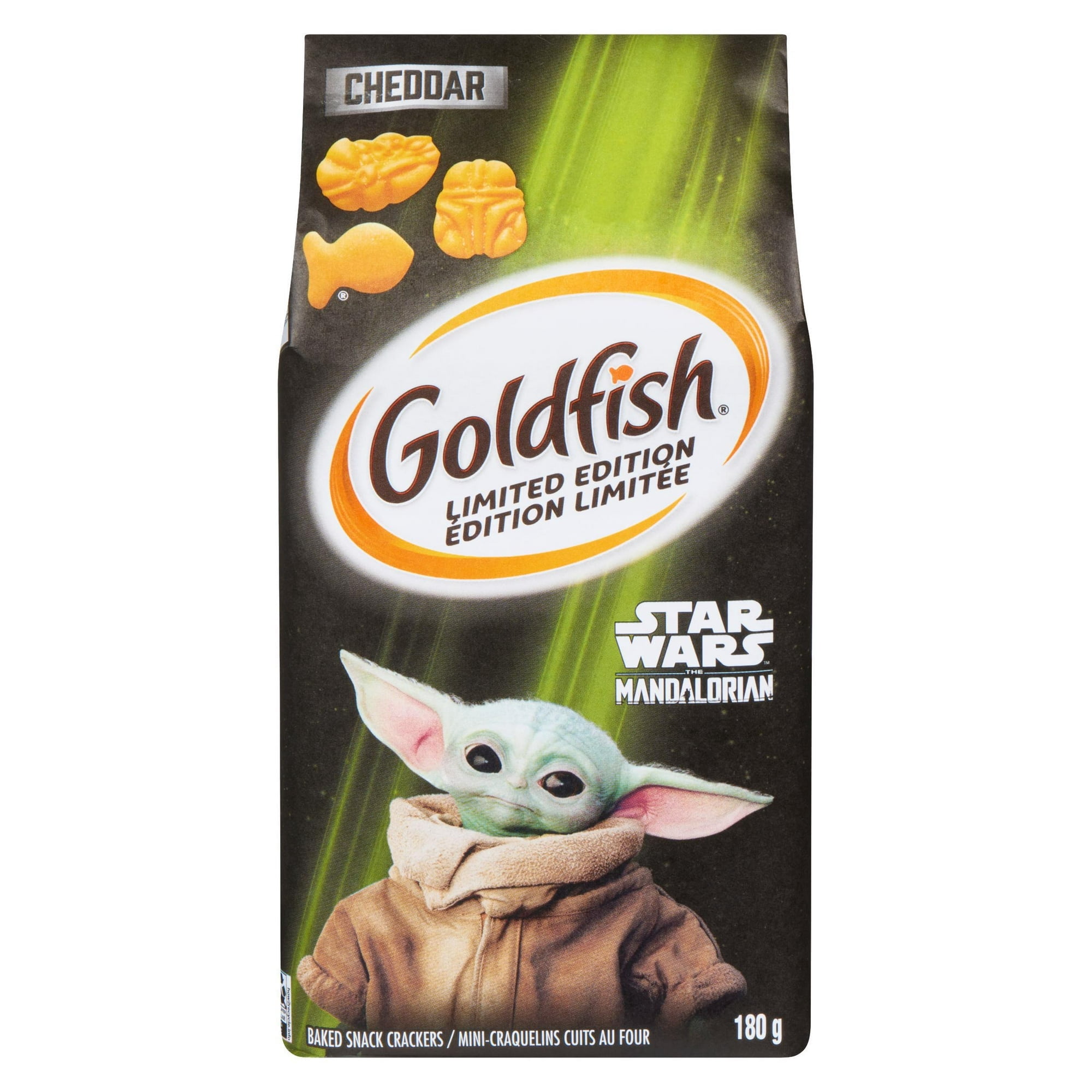 Craquelins Pepperidge FarmMD GoldfishMD Cheddar The Mandalorian (180 g), offerts pour une durée limitée