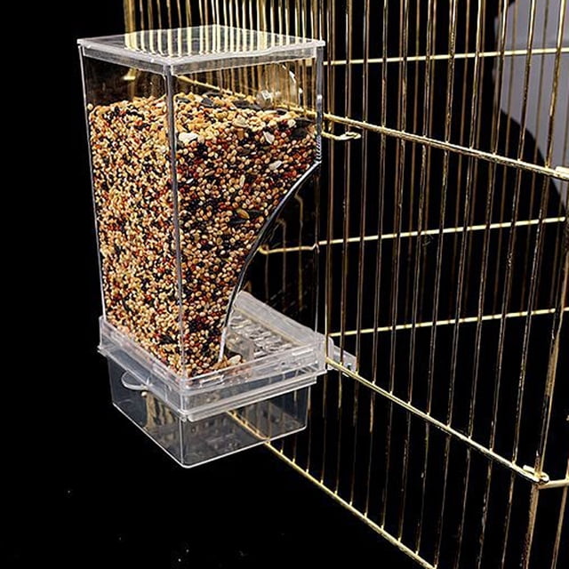 Bird Automatic Feeder Splash Proof Bird Feeder Bird Food Container Bird ...