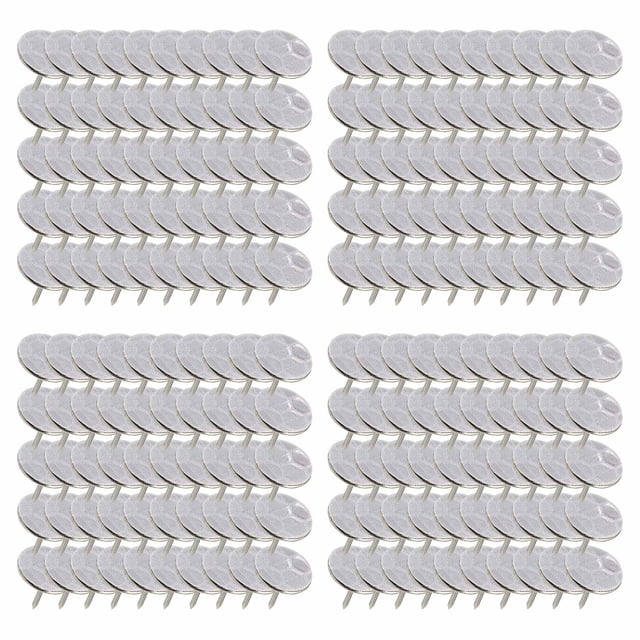 Guoxiu Liquidation Lot de 100 Pointes Réfléchissantes Pointes de Marquage de Sentier Pointes Lumineuses Marqueurs de Sentier Réfléchissants Pointes Réflectrices de Chasse Pointes de Pouce Réfléchissantes pour Sentier pour Chasse Randonnée Camping Support d'Arbre