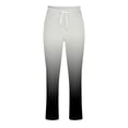 thumbnail image 4 of RXIRUCGD Men's Fashion Drawstring Elastic Waist Gradient Color Casual Length Pants, Gray, Size: L, 4 of 4