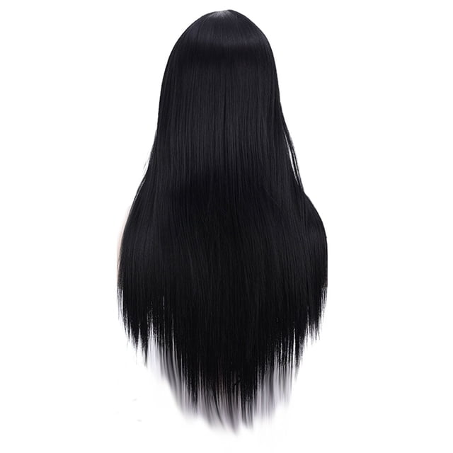 mmirethe Long Straight Hair Wig With Breathable Inner Mesh Resistant Synthetic Wig Realistic Scalp 9582-19 1Set