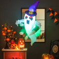 thumbnail image 2 of Costway 3.6' Halloween Inflatable Ghost Indoor Outdoor Blow Up Flying Halloween Decor, 2 of 10