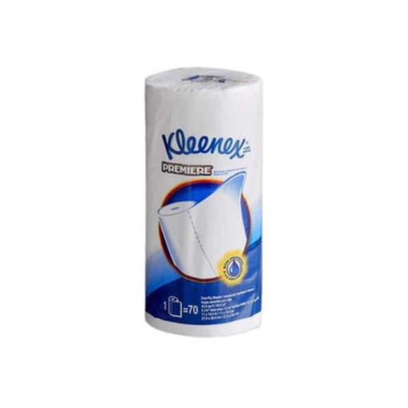 Kleenex® 1-Ply Premiere Paper Towel Roll, 70 Sheets/Roll - 24/Case