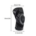 thumbnail image 3 of EGNMCR Sports Knee Pads With Spring Double Straps For Pressure Support And Knee Protection Sports knee pads, 3 of 3