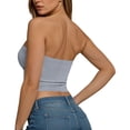 thumbnail image 4 of Weiqiqre Spring+Tops+for+Women Strapless Crop Tops Basic Backless Sleeveless Bandeau Going Out Cute 2025 Summer Clothes, 4 of 5