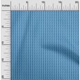 thumbnail image 2 of oneOone Velvet Turquoise Blue Fabric Geometric Craft Projects Decor Fabric Printed By The Yard 58 Inch Wide, 2 of 4