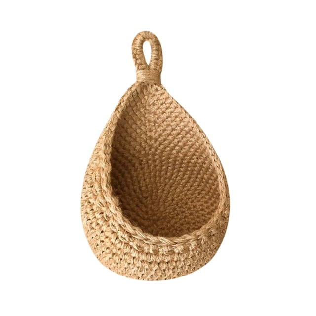 Birdeem Hanging Wall Vegetable Fruit Baskets Hanging Wall Baskets with Beautiful Loops Is Perfect Rustic Kitchen Decor