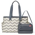 thumbnail image 4 of Skidaddle by Skip Hop Diaper Tote & Clutch Set - Grey Chevron, 4 of 9