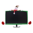 thumbnail image 5 of Birdeem Christmas Decorations for the Home, 1 Pack Christmas Computer Monitor Border Cover Tv Monitor Cover Elastic Laptop Computer Cover for Xmas Home Office Computer Decoration, 5 of 5