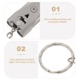 thumbnail image 4 of Stainless Steel Bird Whistle Bird Training Whistle Bird Cage Whistle Bird Training Accessory, 4 of 9