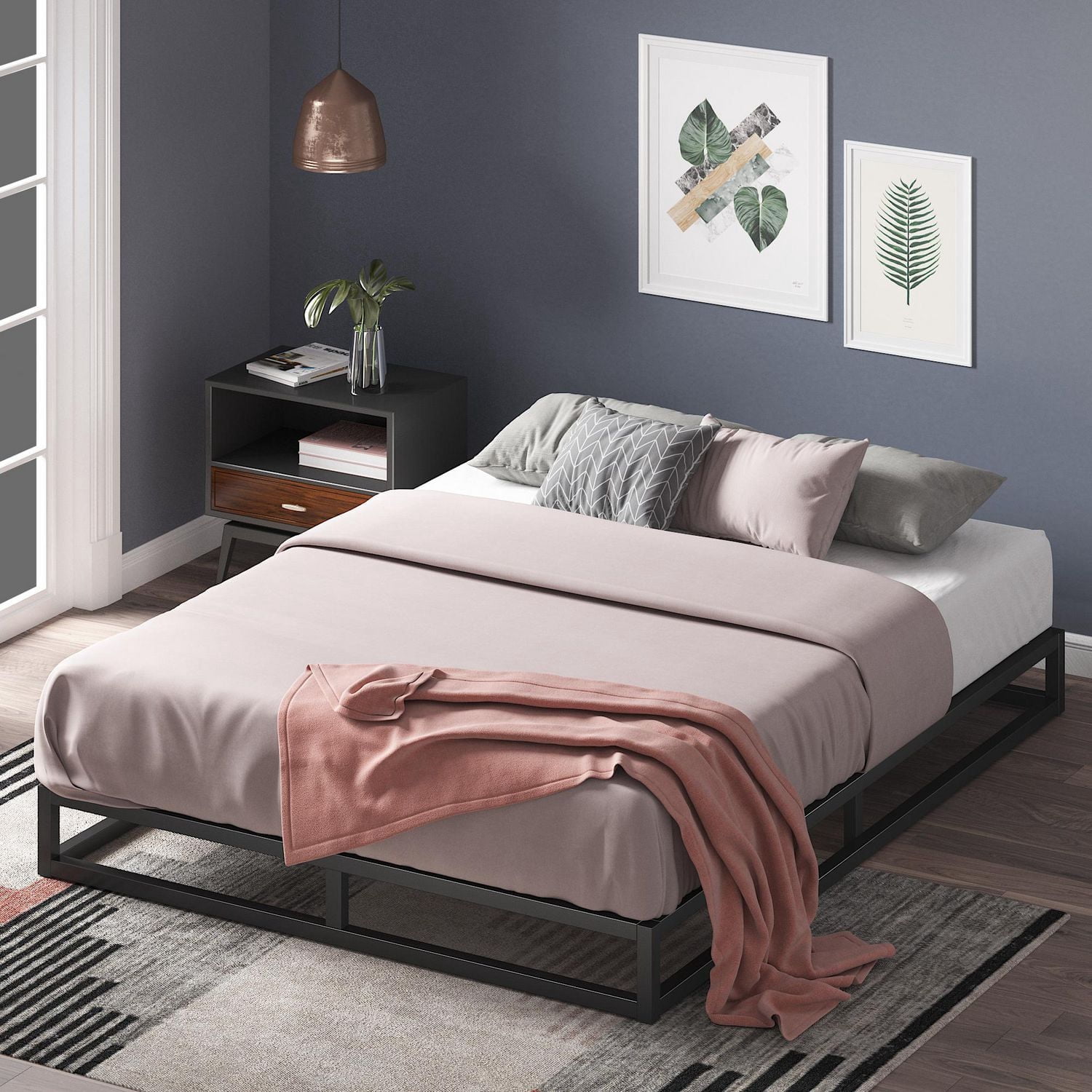 Zinus Joseph 6 inch Low Profile Metal Platform Bed Frame - Walmart.ca