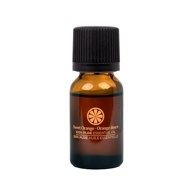ScentSationals Huile Essentielle 100 % - Orange Douce dans une Bouteille en Verre Ambre de 15 ml avec Bouchon Noir à l'Épreuve des Enfants et logo de Tranche d'Agrumes, Offrant un Arôme d'Agrumes Vif et Vivifiant, Idéal pour les Diffuseurs aromatherapy et l'Amélioration de l'Humeur.