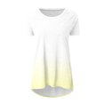 thumbnail image 4 of Tuniques d'Été pour Femmes à Col Rond, Manches Courtes, Coupe Ample, T-Shirts Confortables pour Femmes, Décontractés, Confortables et Fluides, Chemisiers pour Dames, 4 of 5