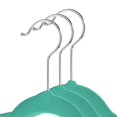 thumbnail image 2 of 100 Velvet Kid‘s Hangers for Children‘s Clothes  14” - Light Blue, 2 of 7