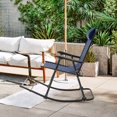 thumbnail image 2 of Costway Chaise Berçante Pliante à Gravité Zéro pour Porche/patio Extérieur avec Appuie-Tête, 2 of 7