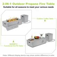 thumbnail image 2 of Evita Table de Foyer au Propane de 42 Pieds' et 50 000 BTU avec Flamme Réglable, 2 of 10