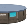 thumbnail image 4 of Funsicle 18 ft Crystal Vue Oasis Designer Pool, Dark Double Rattan, 4 of 9