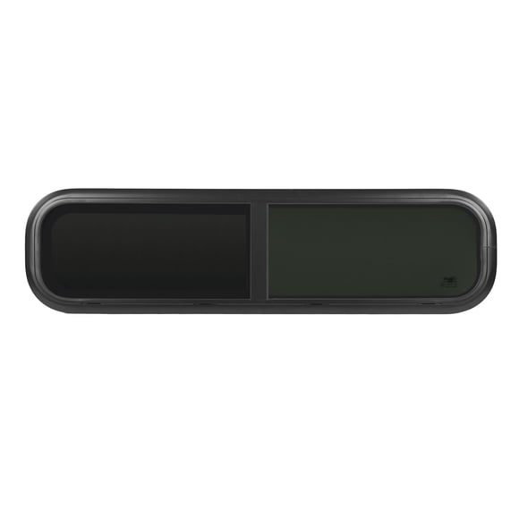 RV Windows, Horizontal Sliding RV Window 35.4 X 11.8in with Removable Nets for Caravan Black