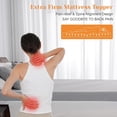 thumbnail image 2 of Extra Firm Mattress Topper Queen, 3 Inch High-Density Firm Mattress Pad for Back Pain Relief, Bed Topper with Removable Cover, No Smell, No Slip, CertiPUR-US Certified, 80" x 60", 2 of 5