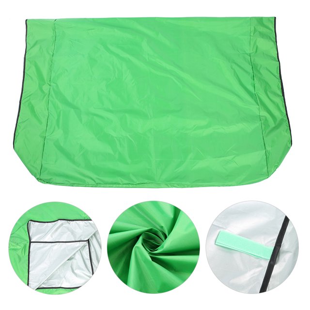 LAFGUR Waterproof Swing Canopy Cover,Outdoor Garden Courtyard Waterproof Dust‑Proof Windproof Swing Canopy Cover Accessory Green,Outdoor Swing Canopy Cover