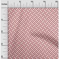 thumbnail image 2 of oneOone Rayon Red Fabric Geometric Craft Projects Decor Fabric Printed by The Yard 56 Inch Wide, 2 of 4
