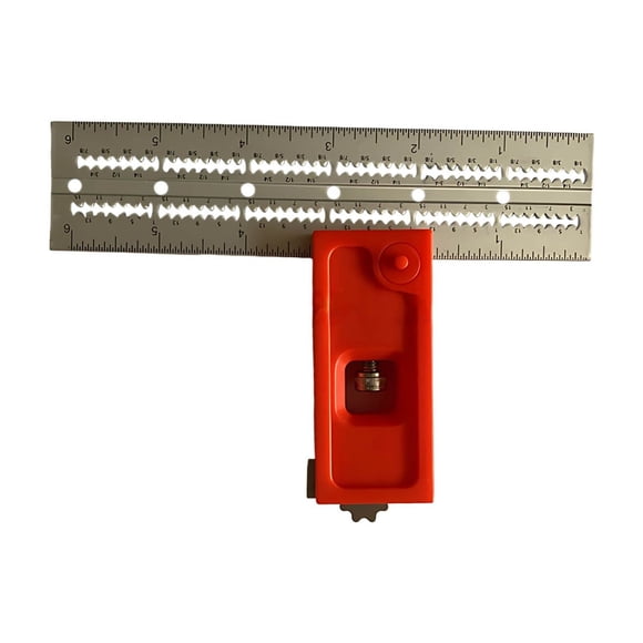PEONAVET Horizontal Movable Square Multifunctional Carpentry Ruler Tools Construction Worker Measurement Tool Multi Angle Measuring Tool Woodworking Ruler Woodworkers for Woodworking Metal