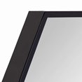 thumbnail image 5 of Kate and Laurel Rhodes Modern Hexagon Wall Mirror, 24" x 36", Black, Chic Geometric Wall Mirror, 5 of 5