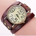 thumbnail image 3 of First Layer Cowhide Retro Three Circle Casual Quartz Watch Unisex, 3 of 8