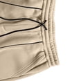 thumbnail image 3 of Ceisia Men Solid Color Loose Casual Pants Elastic Waist Drawstring Sports Gift Work Trousers, 3 of 7