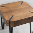 thumbnail image 4 of International Caravan Hamburg Hexagon Wood End Table, 4 of 4