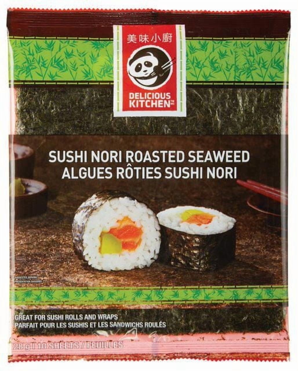 nori＊＊＊ Delicious Kitchen Sushi Nori Roasted Seaweed Sheets - Walmart.ca