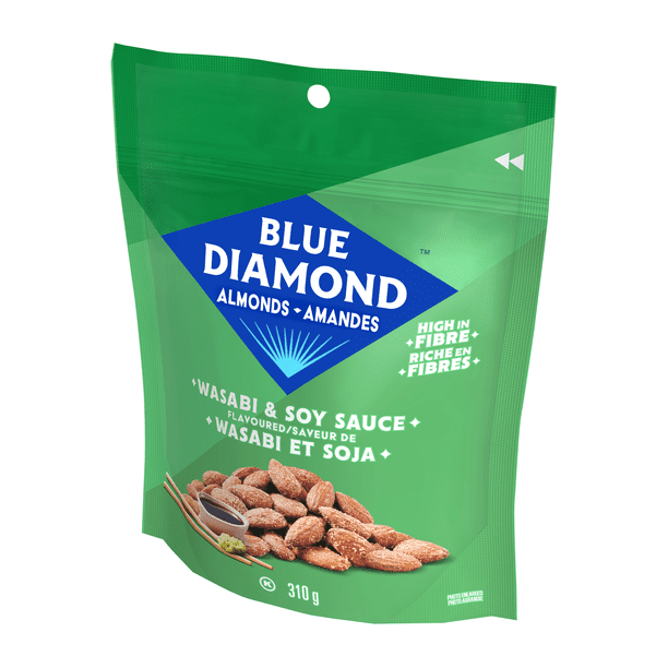 Blue Diamond Wasabi & Soy Sauce Almonds 310g - Walmart.ca