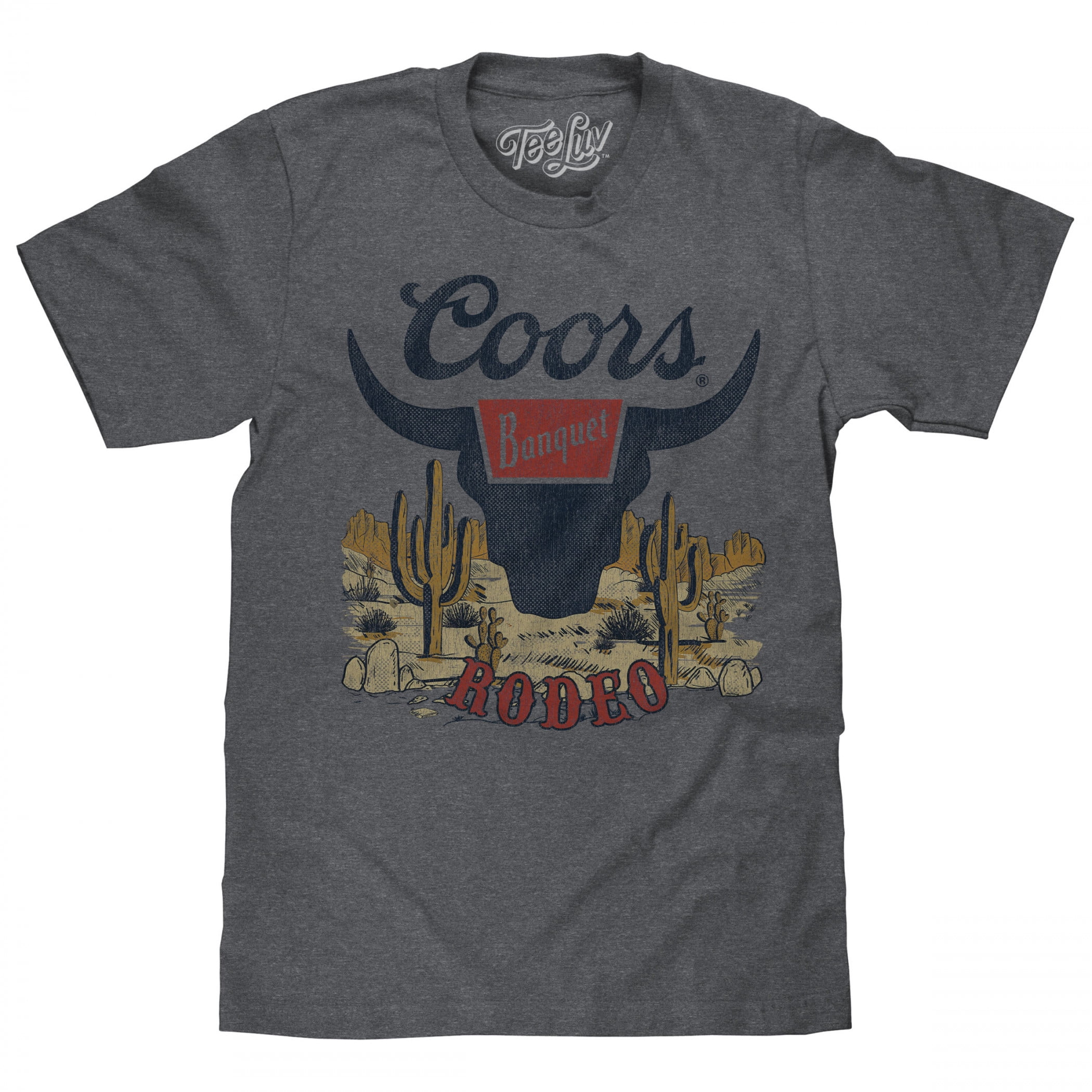 Coors Rodeo Desert Scene T-Shirt-Medium