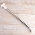 thumbnail image 2 of EeaseCA Retractable Stainless Steel Curtain Hanger Rod Bracket Clothesline Pole Multi-function Curtain Drape Rod Shower Curtain Rod Windproof Clothes Drying Hanger Rod 53/ 80cm, 2 of 8