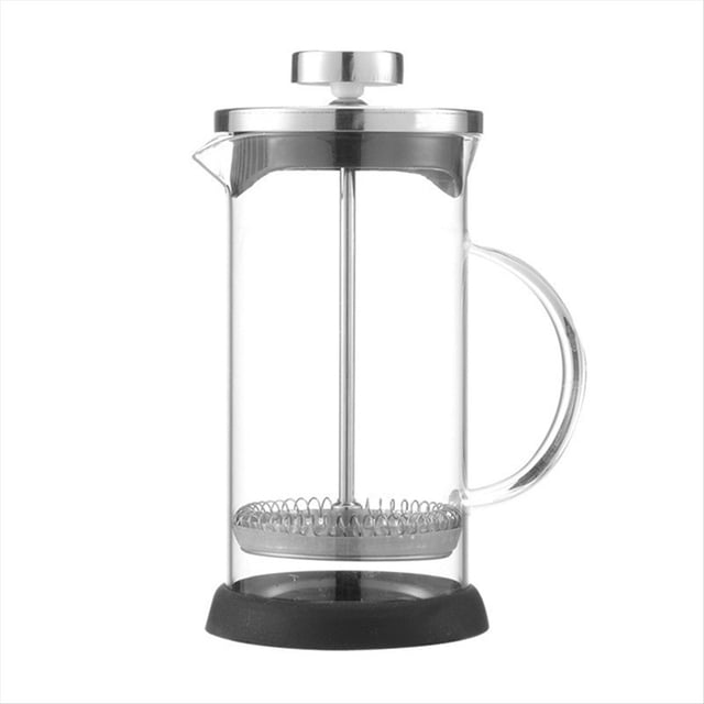 Cafetière à Pression Française en Acier Inoxydable, Cafetière en Verre Multifonctionnelle, Cafetière à Main, Accessoires pour Café 600 ml, 1 * Cafetière à Pression Française