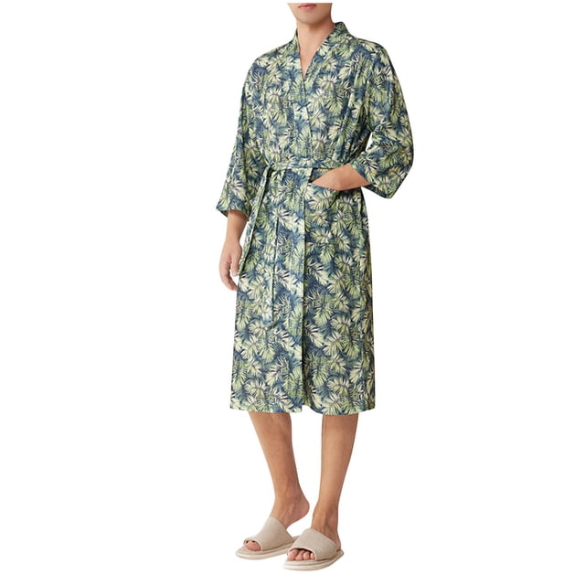 SDNall Robe d'Été pour Femmes Taille Élastique pour Hommes Impression d'Été Décontractée avec Poches Bandage Robes d'Été pour Femmes