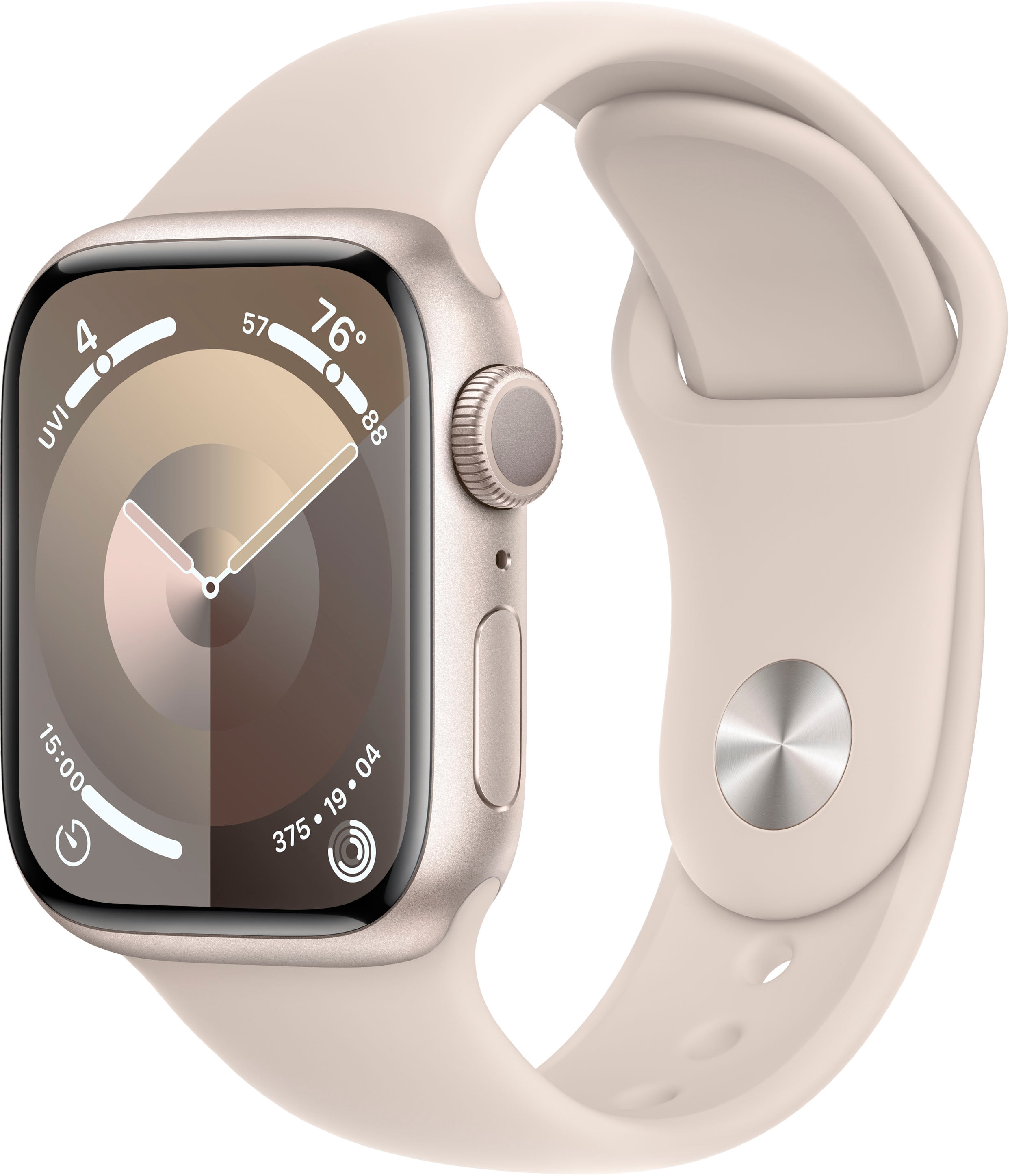 Refurbished Apple Watch Gen 9 Series 9 41mm Starlight Aluminum - Starlight Sport Band MR8T3CL/A