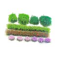 thumbnail image 2 of Bunblic DIY Miniature Grass Tufts Artificial Grass Modeling Versatile Flower Cluster for Architecture Building Train Landscape Style C, 2 of 8