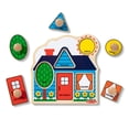 thumbnail image 3 of Melissa & Doug First Shapes Jumbo Peg Wooden Puzzle, 3 of 6