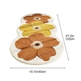 thumbnail image 3 of Chmadoxn Bathroom Rugs, Rugs for Living Room, Area Rug, Bath Mat Flower Bedroom Bedside Blanket-living Room Coffee Table Blanket- Window Fully Covered With Blanket And Against-slip Carpet Floor Rugs, 3 of 8