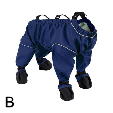 Wmool Dog Boots Leggings Waterproof Dog Pants Anti-Slip Dog Shoe Adjustable Suspenders Dog Suspender Boots for Dogs Winter Snow Rain Walking, Pet Paws Protector Dirty-Proof Dog Outdoor Hiking Booties