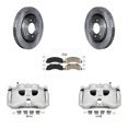 thumbnail image 1 of Transit Auto Front Disc Brake Caliper Rotors and Ceramic Pads Kit for Car Ford F-150 Expedition Lincoln Navigator KC8-100168N, 1 of 11