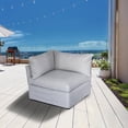 thumbnail image 2 of Ensemble modulaire de fauteuils d'angle Lanai, gris, 2 of 7