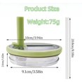 thumbnail image 2 of 2Pcs 40 oz Tumbler Flip Straw Lid Replacement Fit, Replaceble Tumbler Flip Straw Lid, Spill Proof Splash Resistant Tumbler Lids, Tumbler Cover for Car Cup and 40 oz Cup, 2 of 7