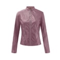 thumbnail image 3 of Drppepioner Veste Motard à Revers pour Femmes, Fermeture à Glissière, Courte, Punk, Grande Taille, 3 of 6