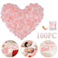thumbnail image 2 of 100 Pcs Pétales de Rose en Soie Artificielle - Tissu Lumineux, Réutilisable, pour Décoration de Mariage/valentin, 2 of 6